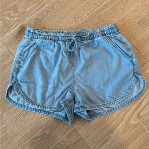 American Eagle Outfitters Light Blue Soft Denim Shorts